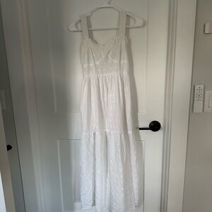 American Eagle Outfitters White Midi Sundress SIZE XS